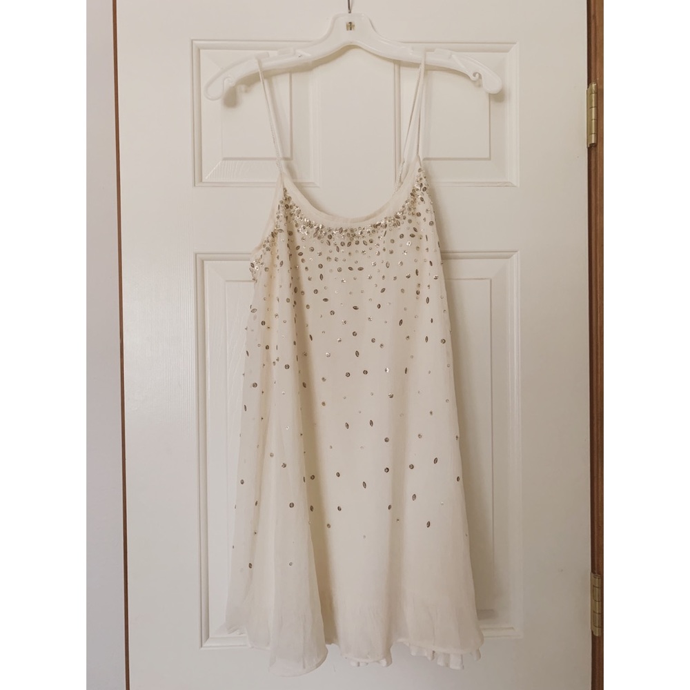 Summer Dress with gold flakes